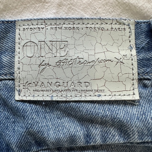 One Teaspoon Jean Skirt Size 24 - Picture 5 of 8